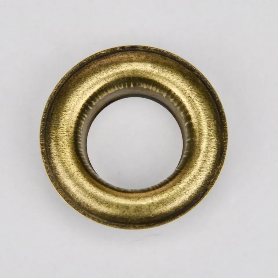 Leather House Sail Ring Brass 180/VL80 zeilring oudgoud 4 stuks