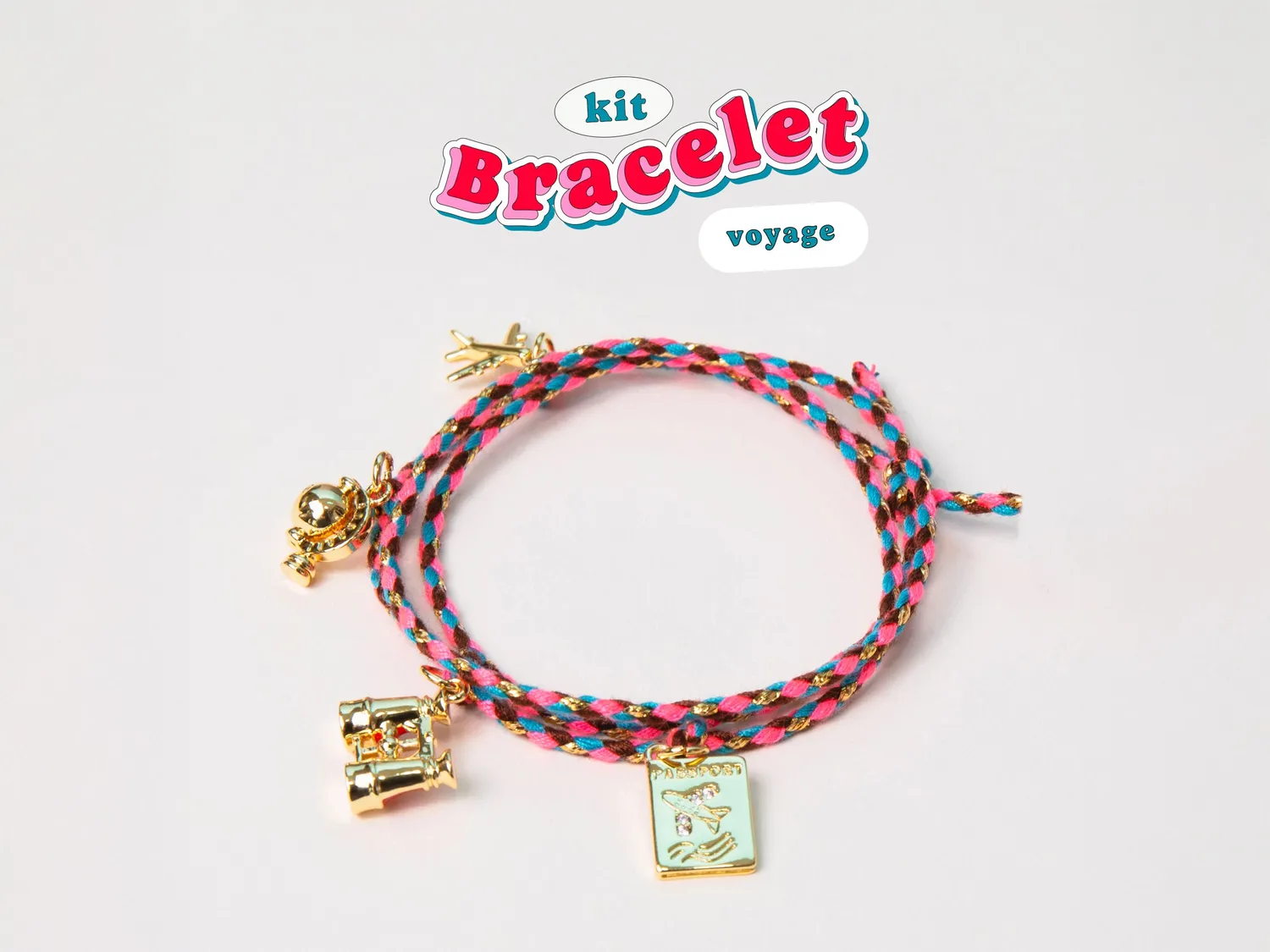 La Petite Epicerie Voyage Vol 4 bedelarmband kit goud