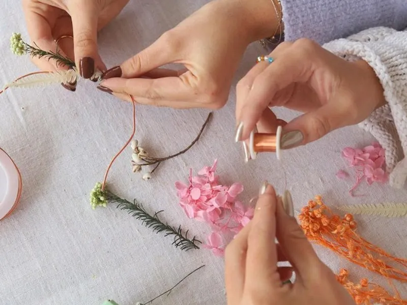 La Petite Epicerie Home Déco droogbloemenkrans zelf maken