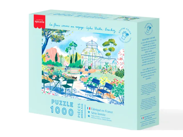 La Petite Epicerie Fleurs Voyage puzzel 1000 stukjes bloemen