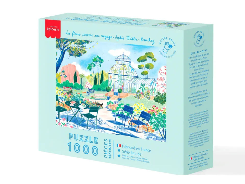 La Petite Epicerie Fleurs Voyage puzzel 1000 stukjes bloemen