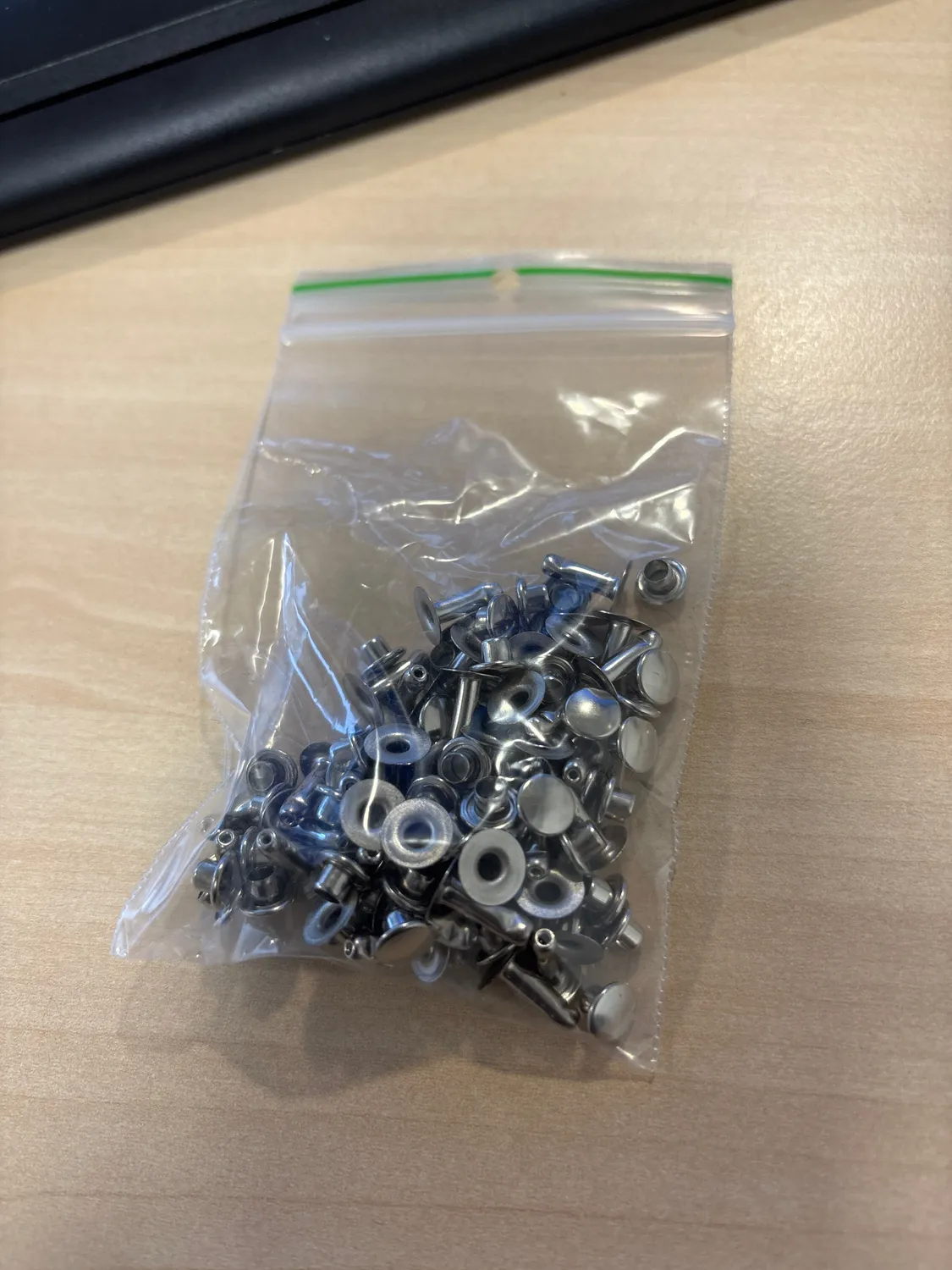 Leather House Rivet 33-10 holniet zilver per stuk