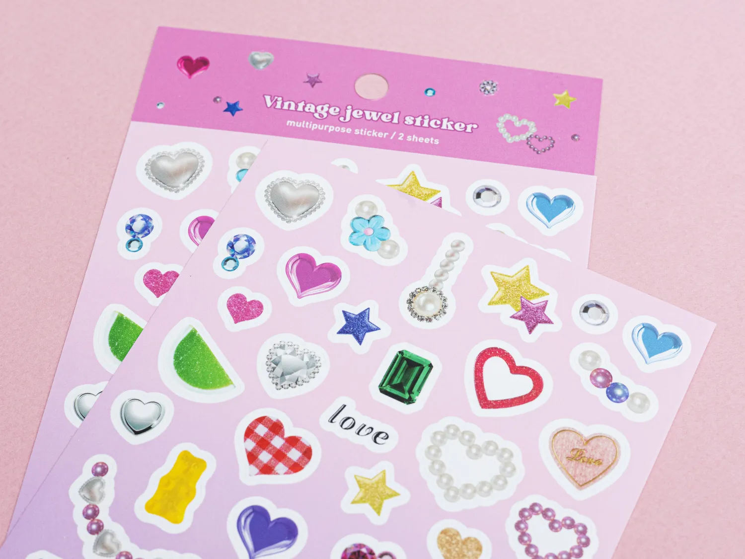 La Petite Epicerie Vintage Jewel stickers vrolijk gekleurd