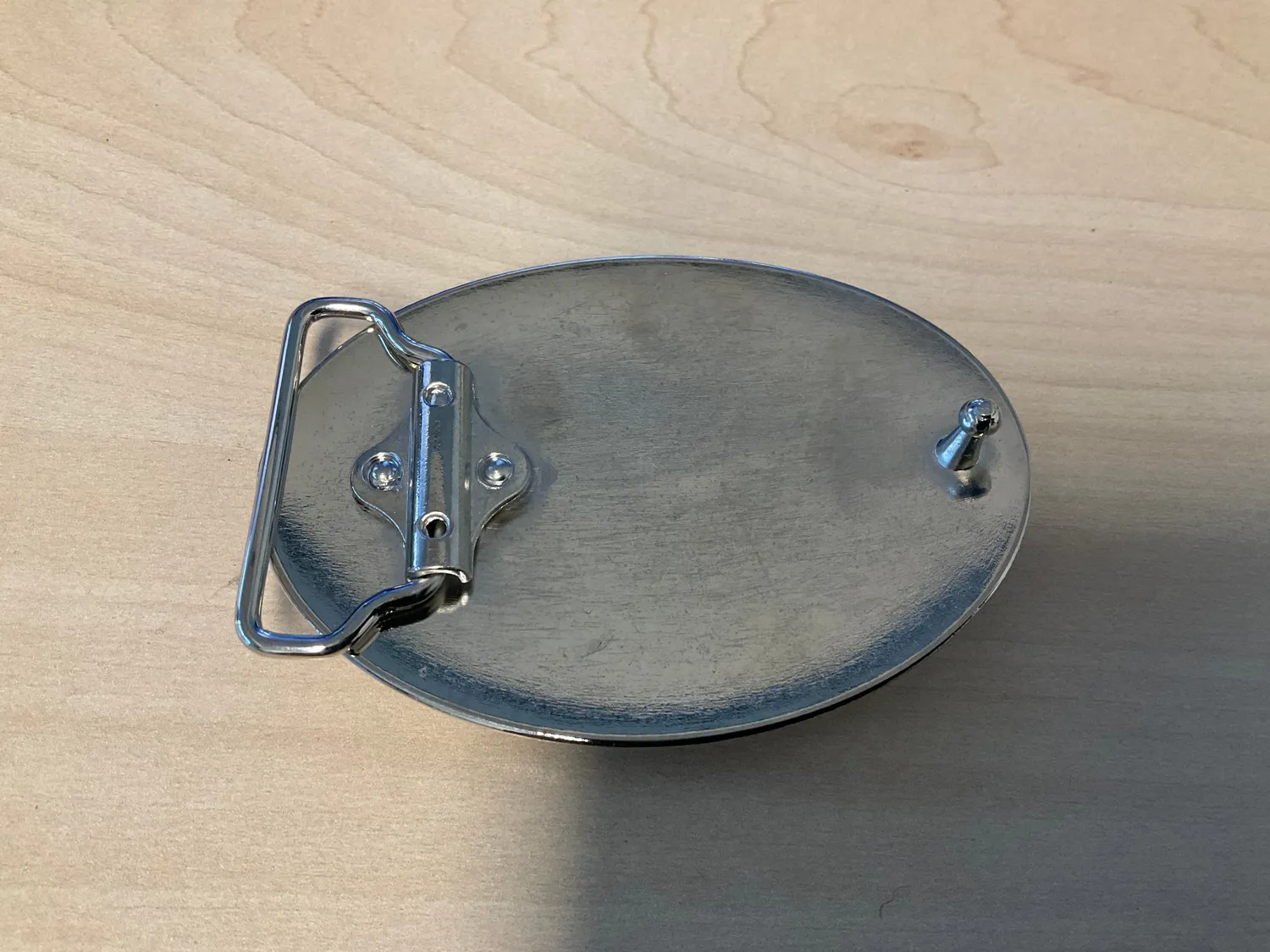 Leather House Cowboy Black Gem Oval riemgesp 6,5 x 9 cm
