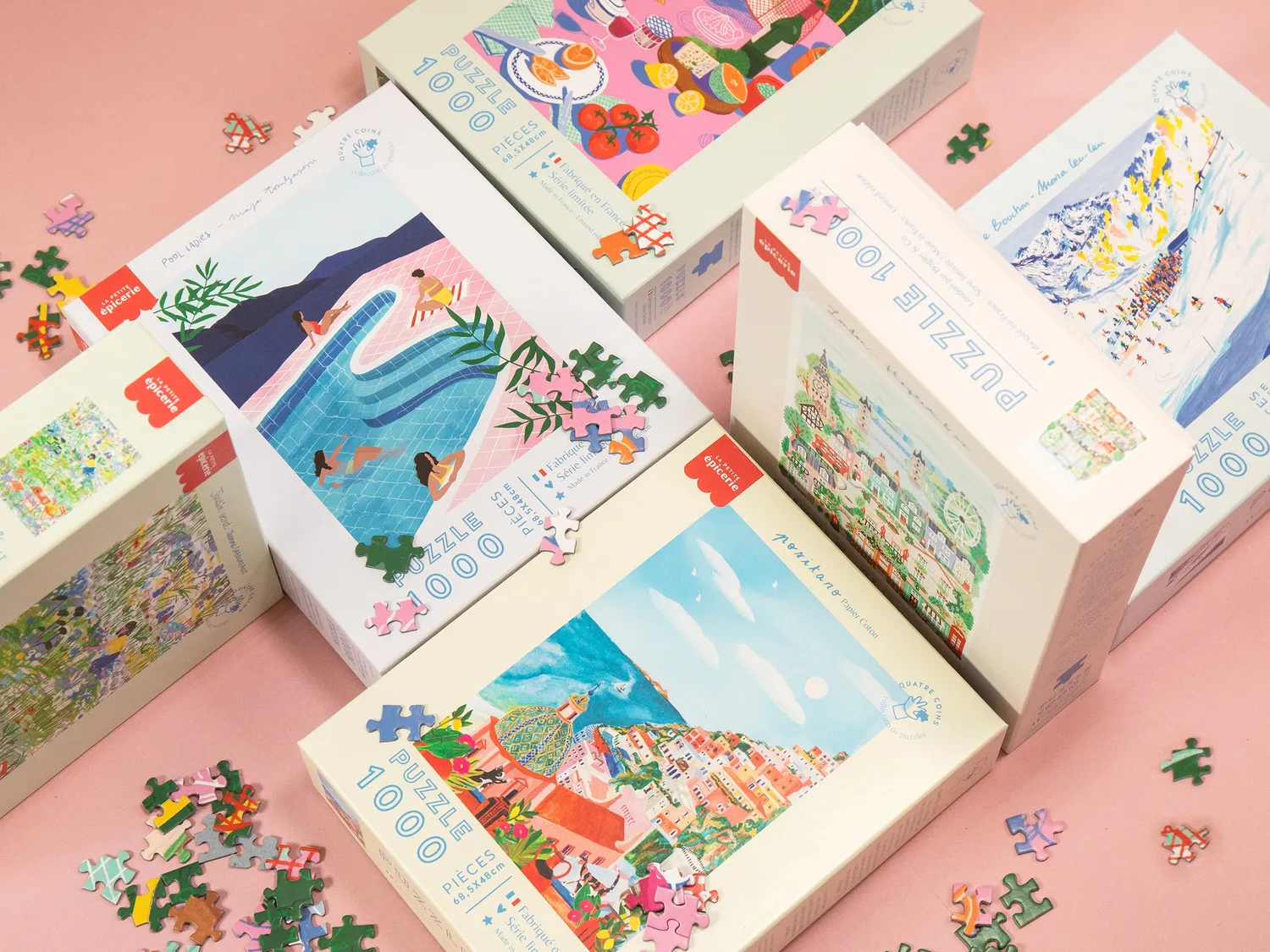 La Petite Epicerie Positano puzzel 1000 stukjes Italië
