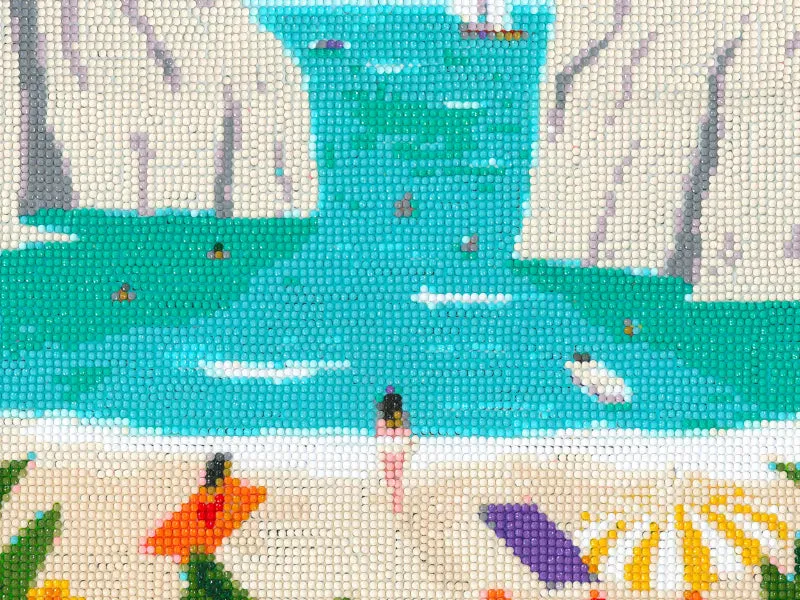 La Petite Epicerie Petit Diamond Stiniva Beach painting