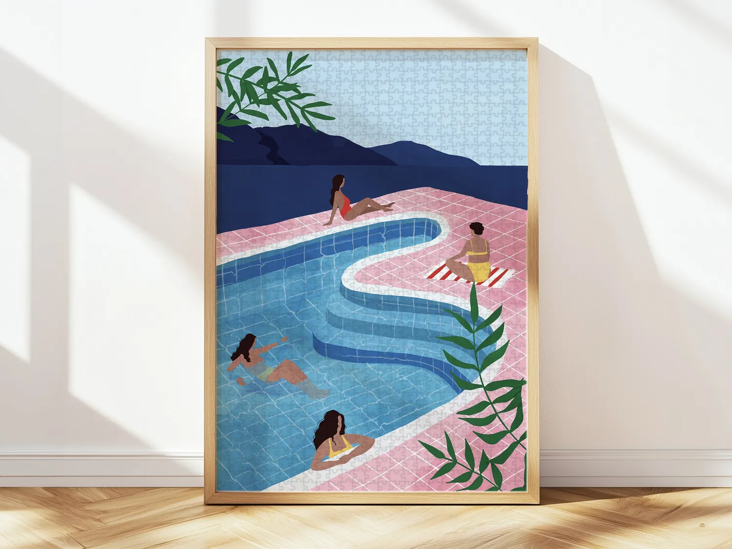 La Petite Epicerie Pool Ladies puzzel 1000 stukjes 68x48 cm