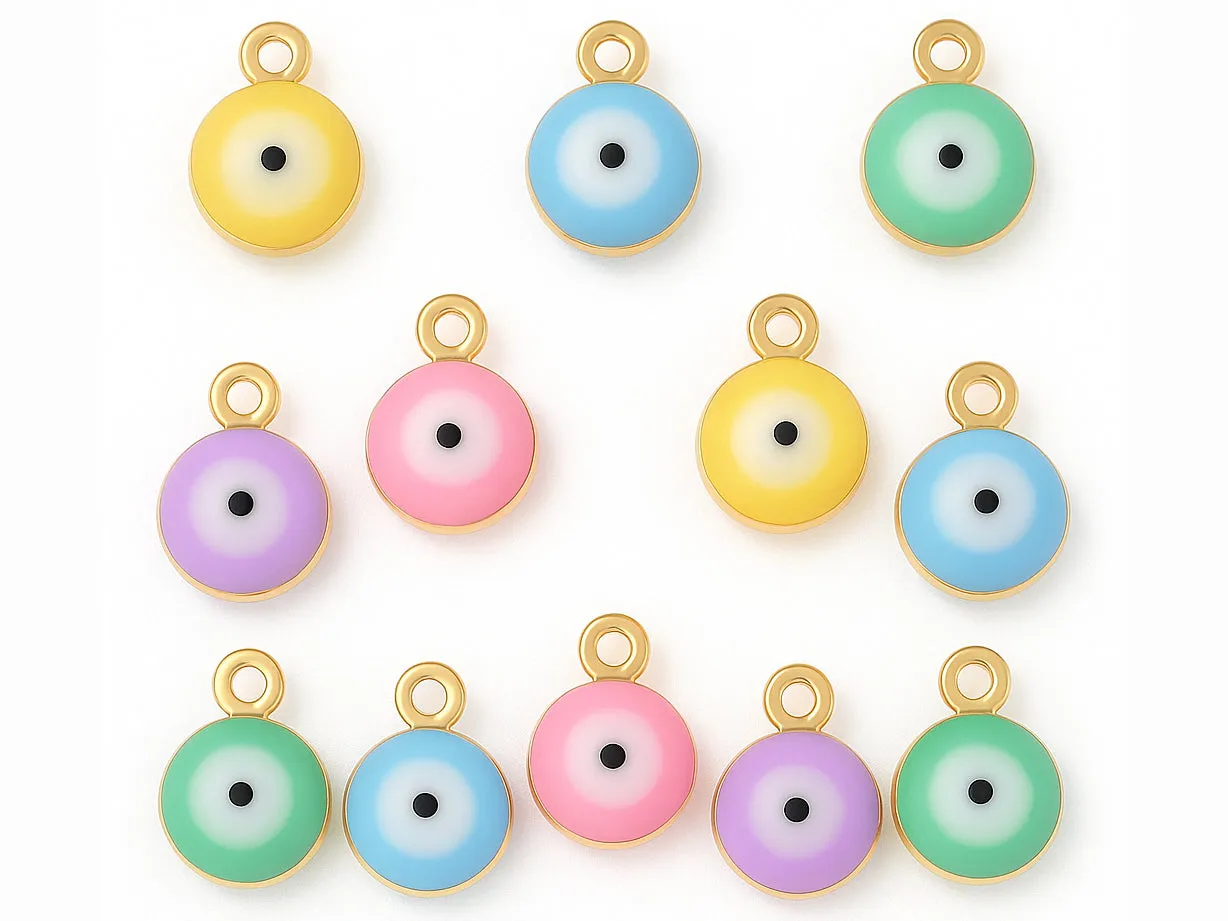 La Petite Epicerie bedels oog pastel goud 10 stuks