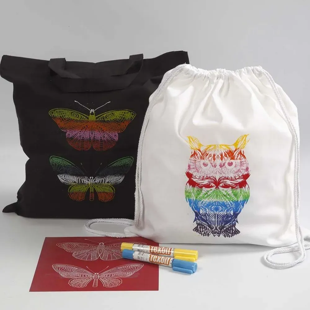 Astrid Brouwers Drawstringbag katoenen tas 37x41 cm met koord