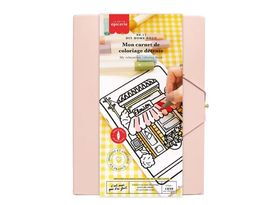 La Petite Epicerie Mon Carnet Coloriage kleurboek ontspanning