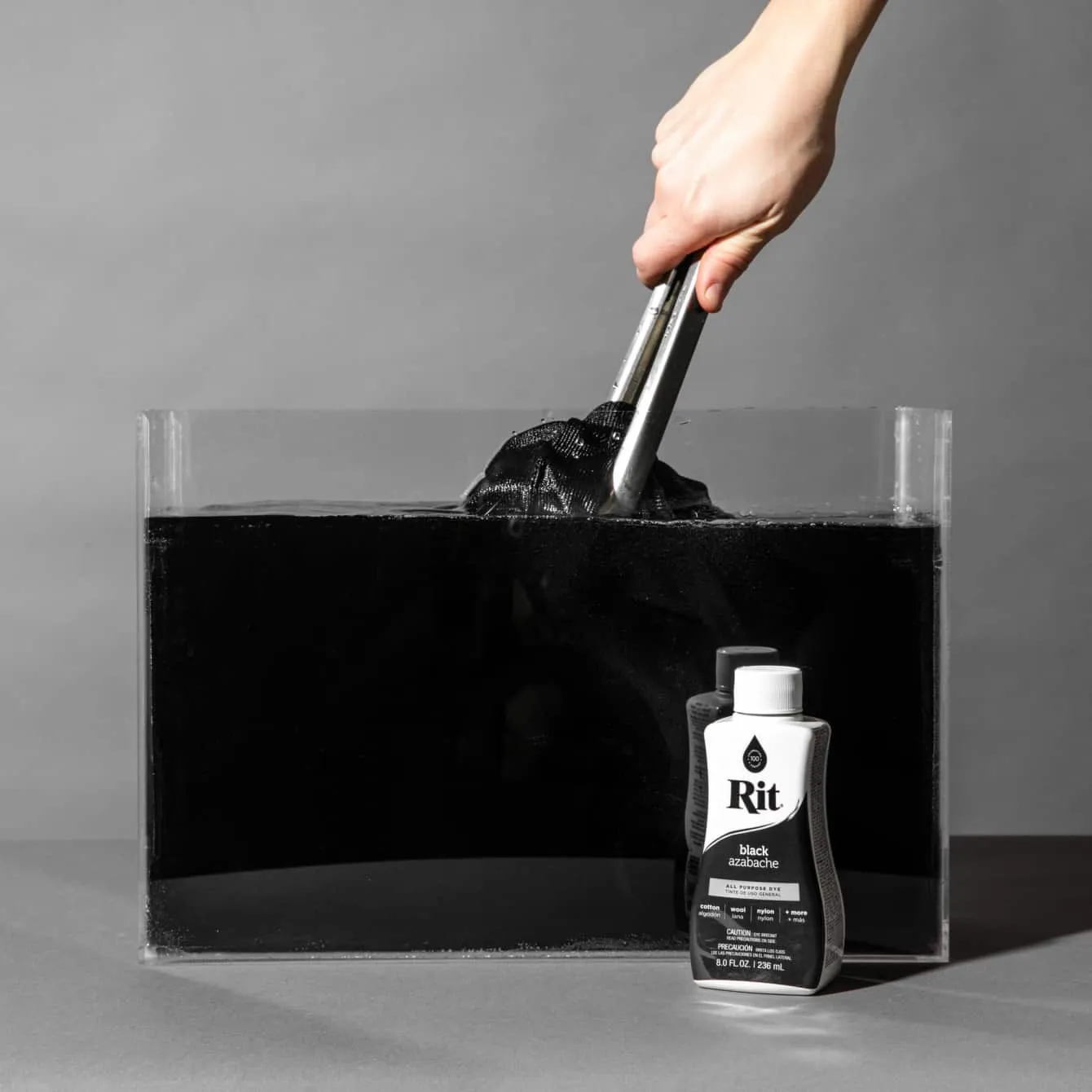 Rit All-Purpose Black vloeibare textielverf zwart 236ml