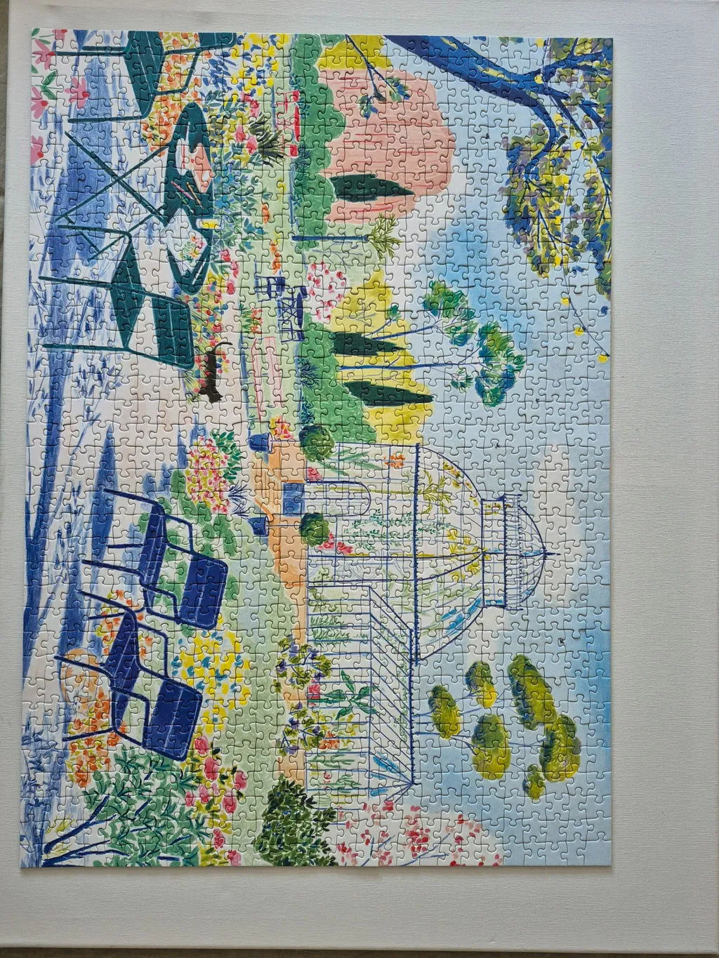 La Petite Epicerie Fleurs Voyage puzzel 1000 stukjes bloemen