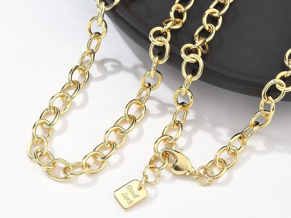 La Petite Epicerie Good Luck ketting goud 61,8 cm