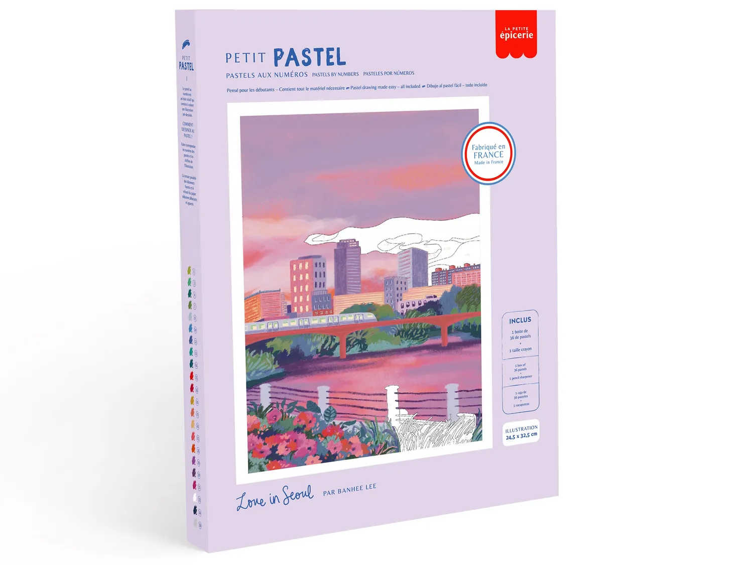 La Petite Epicerie Petit Pastel Seoul pastelkrijt set 36 stuks