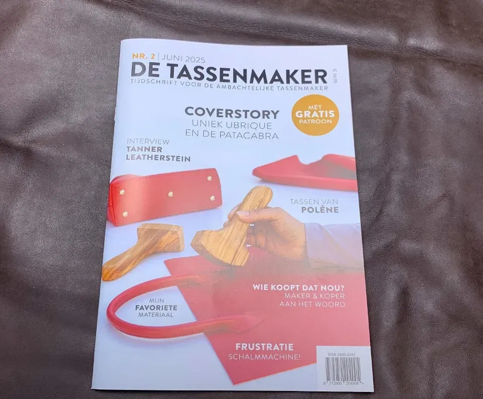 Leather House Tassenmaker Magazine editie patronen tutorials
