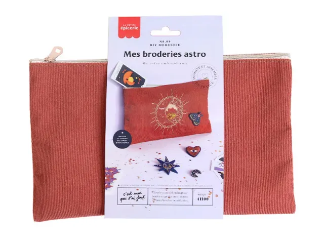 La Petite Epicerie MKMI borduurkit astro broches etui
