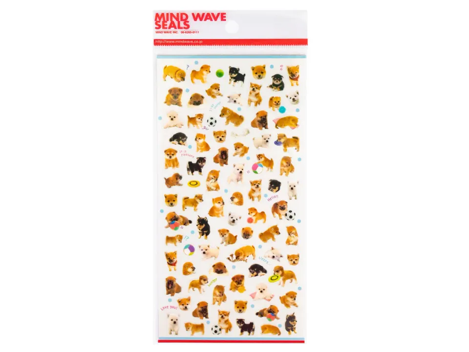 La Petite Epicerie stickers mini honden foto vellen vrolijk