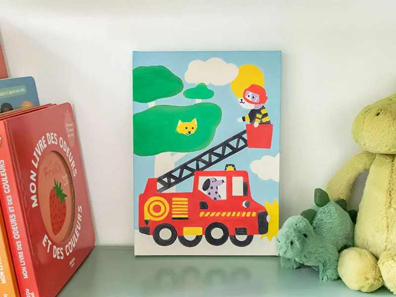 La Petite Epicerie Petit Pinceau Kids Wouf schilderkit 18x25 cm