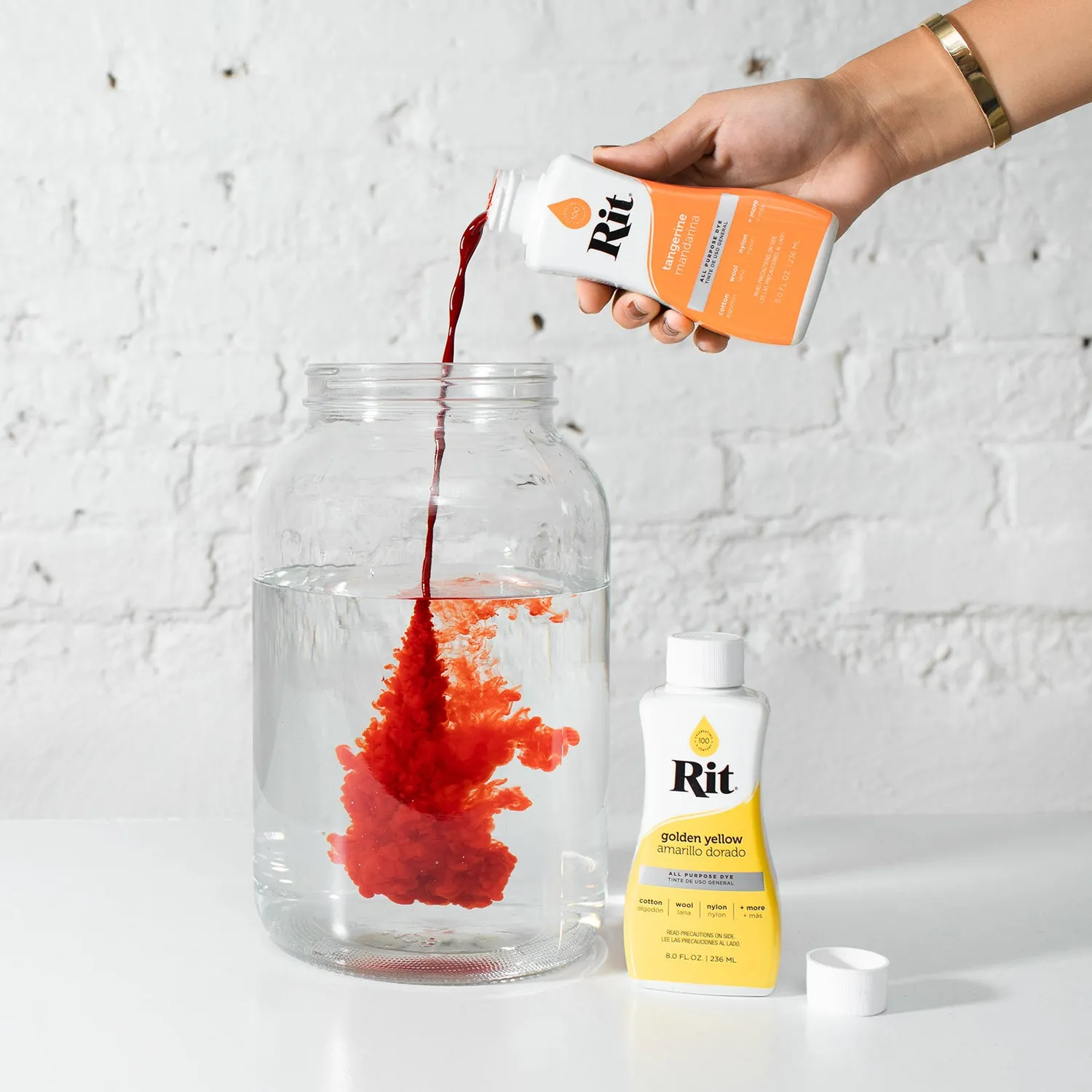 Rit All-Purpose Tangerine textielverf vloeibaar oranje