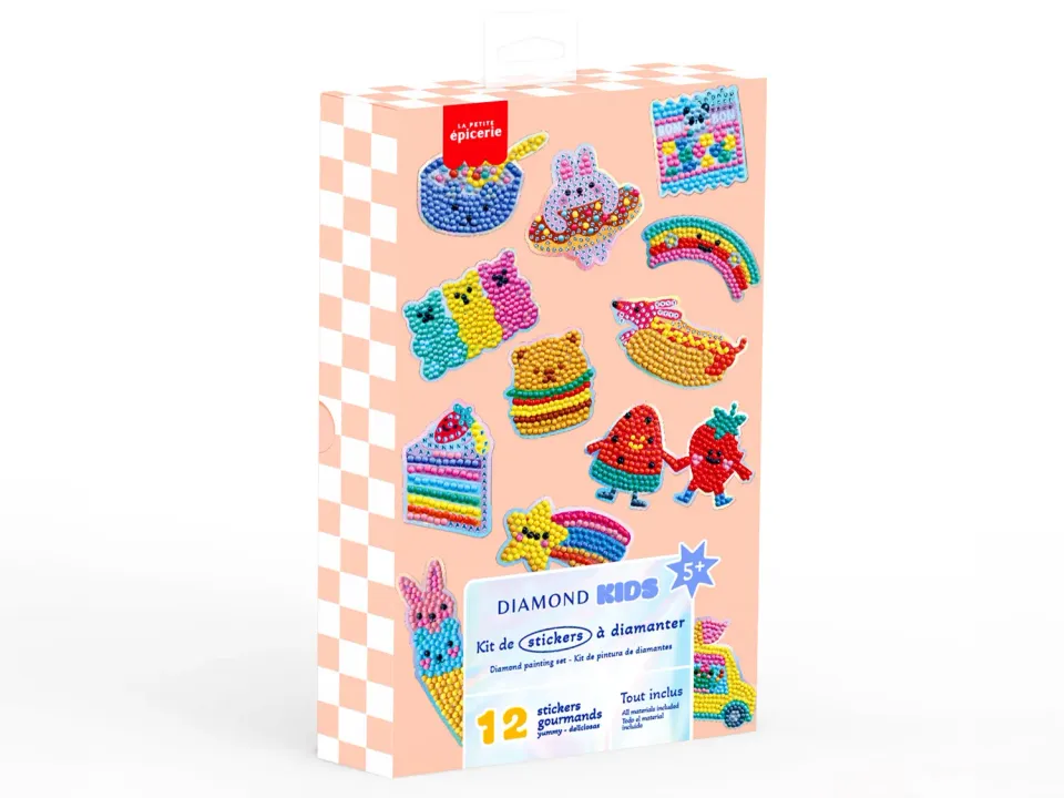 La Petite Epicerie Diamond Painting Kids Stickers Yummy 12 stuks