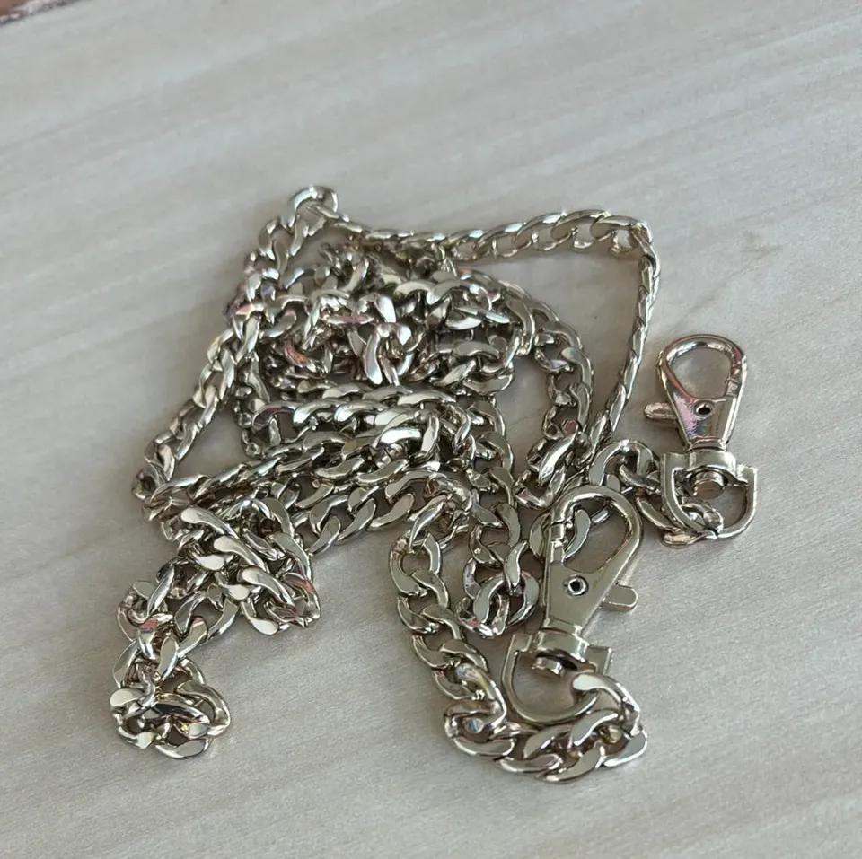 Leather House Chain ketting goud met musketonsluiting
