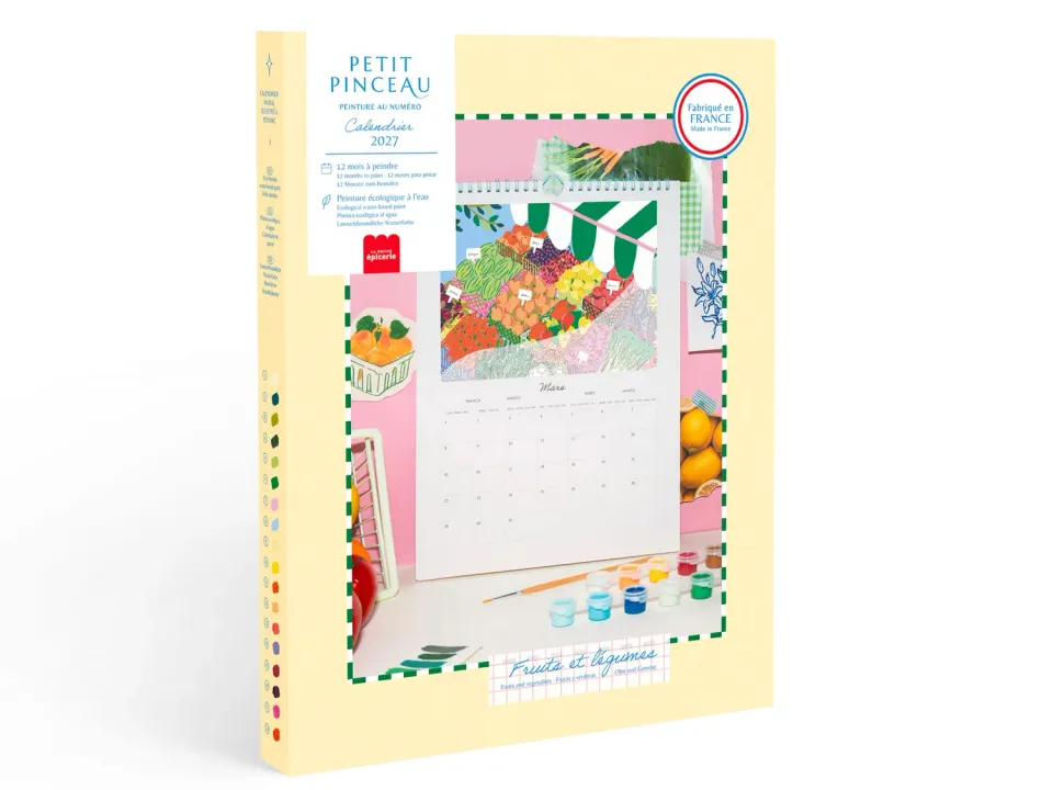 La Petite Epicerie Petit Pinceau 2027 schilderkalender fruit