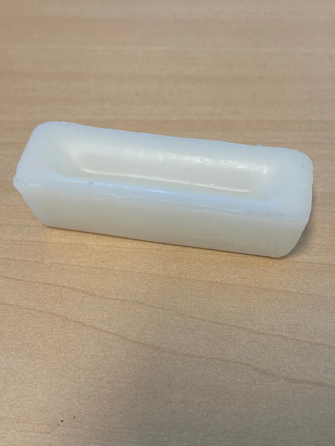 Leather House Edge Wax Neutraal Wit leerafwerking blok