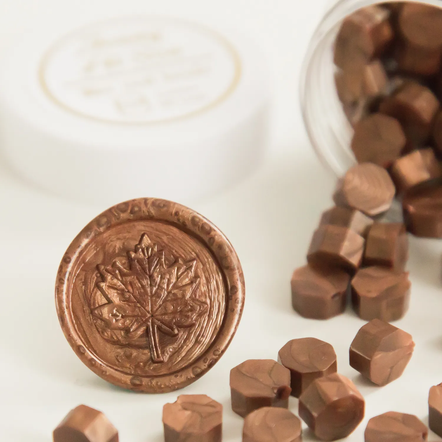 Jessy at Sea Chocolate sealing wax 100 stuks bruin