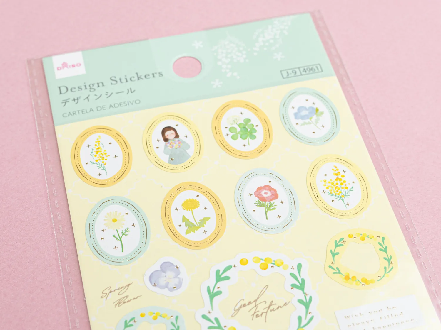 La Petite Epicerie Mimosa stickers kleurrijk vel