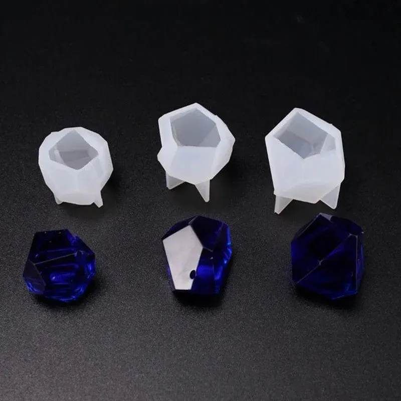 Bijounique 47 Rocks siliconen gietmal keitjes set 3 stuks