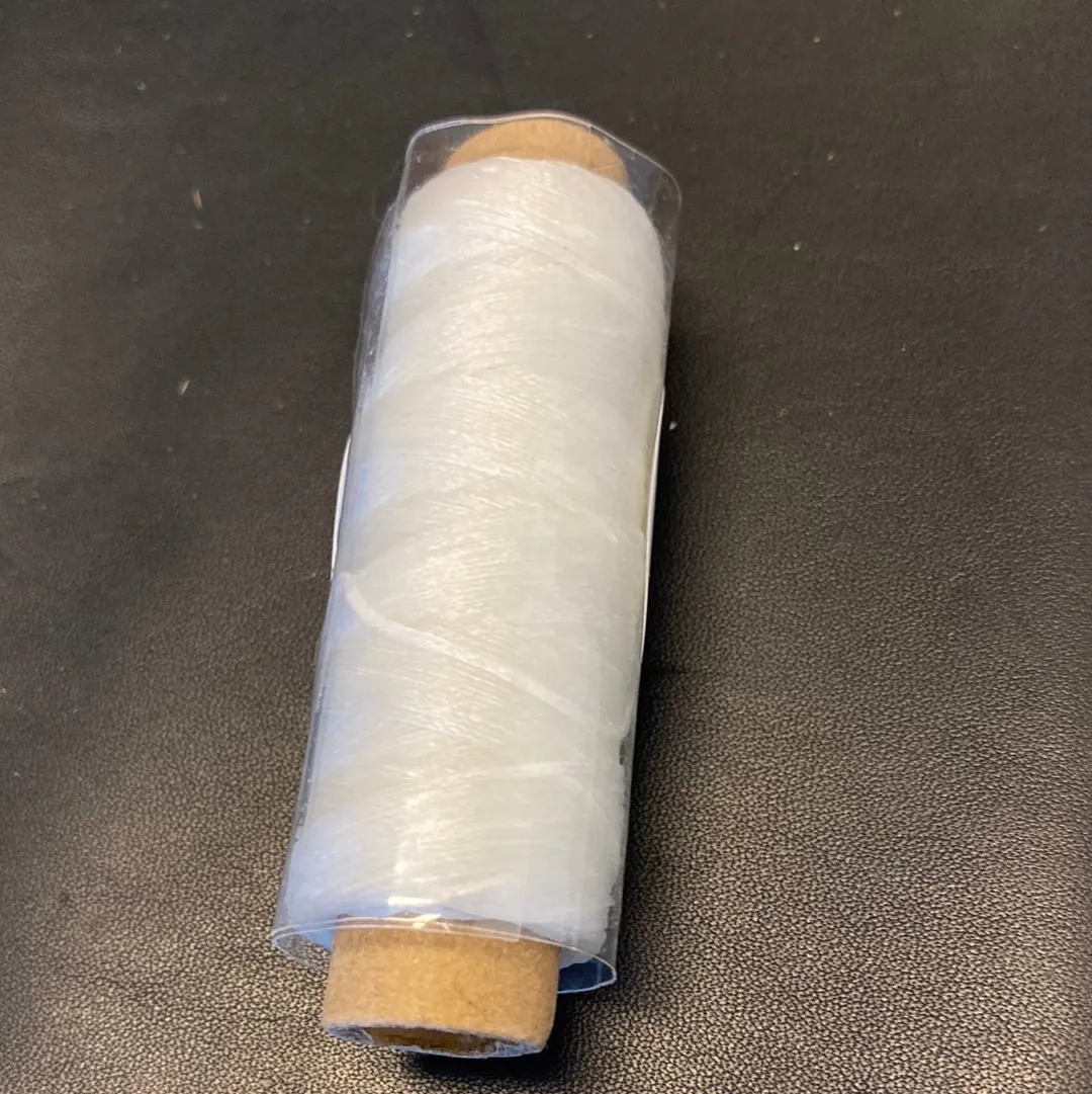 Leather House Waxy garen zwart 50 meter