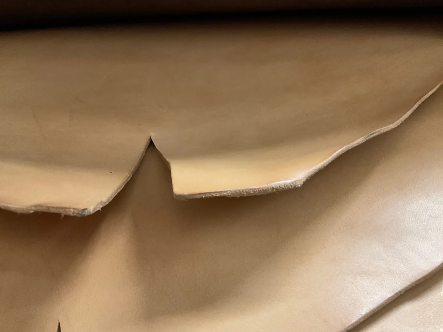 Leather House Belting 3-3.4 mm tuigleer naturel plantaardig