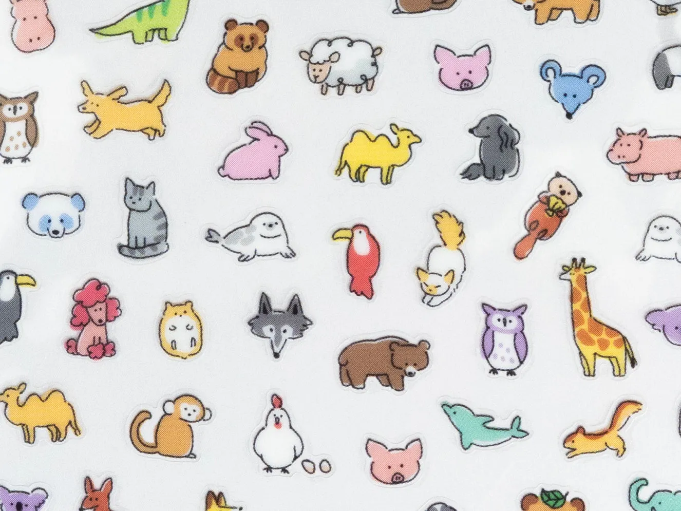 La Petite Epicerie Mini Dieren Stickers Schattig