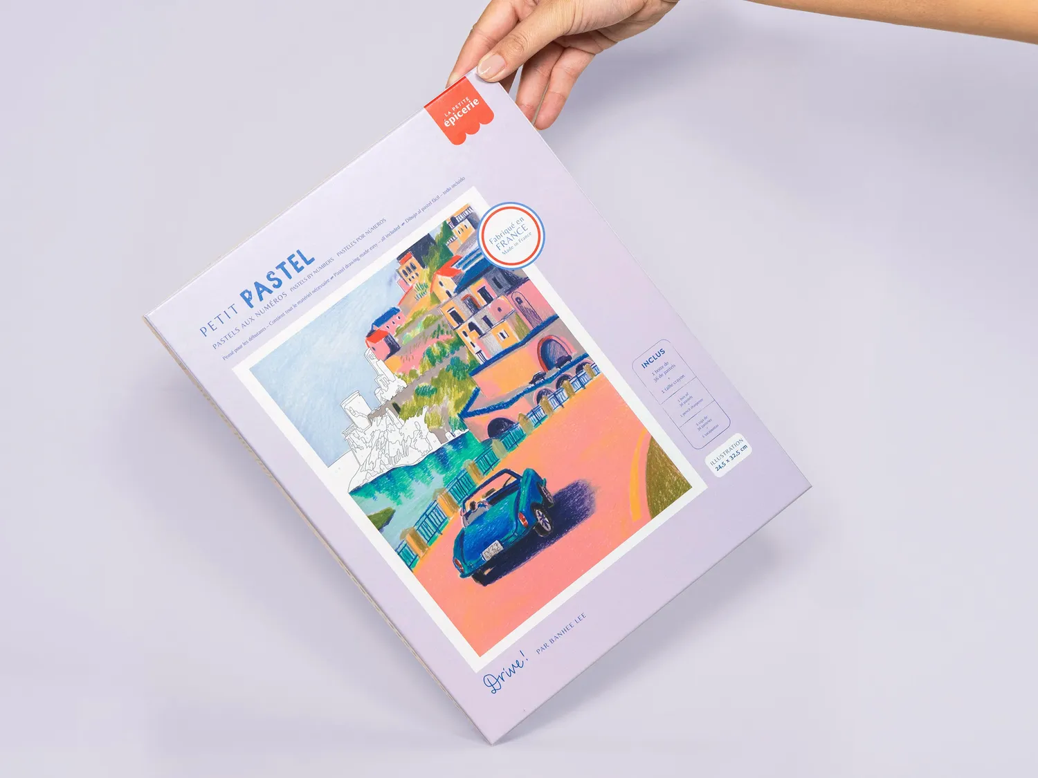 La Petite Epicerie Petit Pastel Drive pastel op nummer kit 36 kleuren