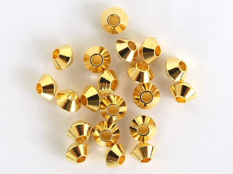 La Petite Epicerie Toupie heishi tussenkralen 20 stuks goud 6x4mm