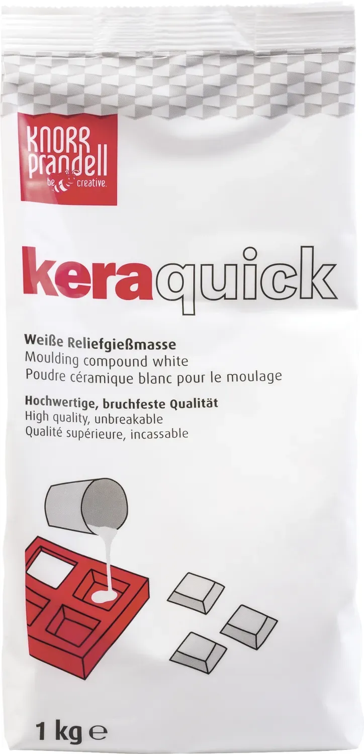 LTC-Leiden Keraquick gips wit 1 kg snelhardend