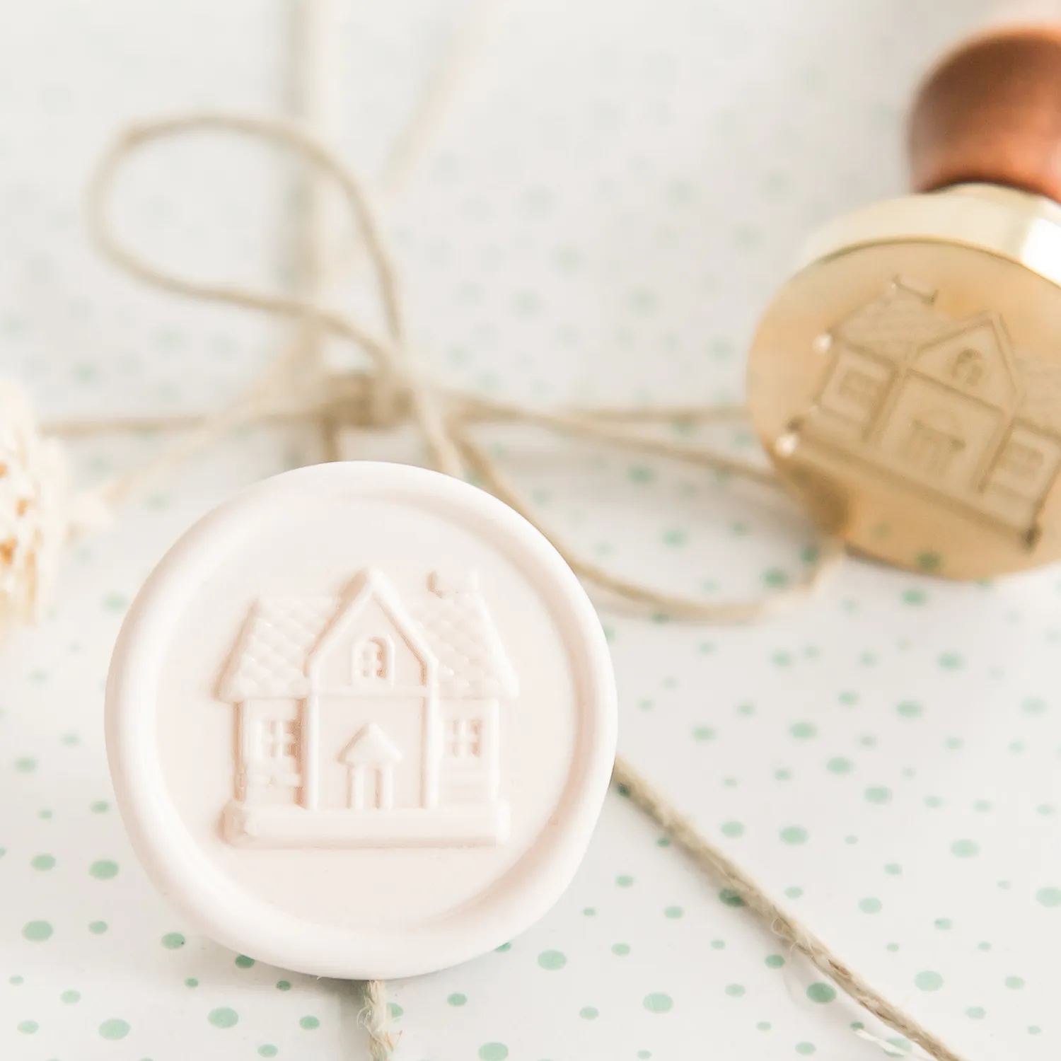 Jessy at Sea 3D House waxstempel 25 mm huisje