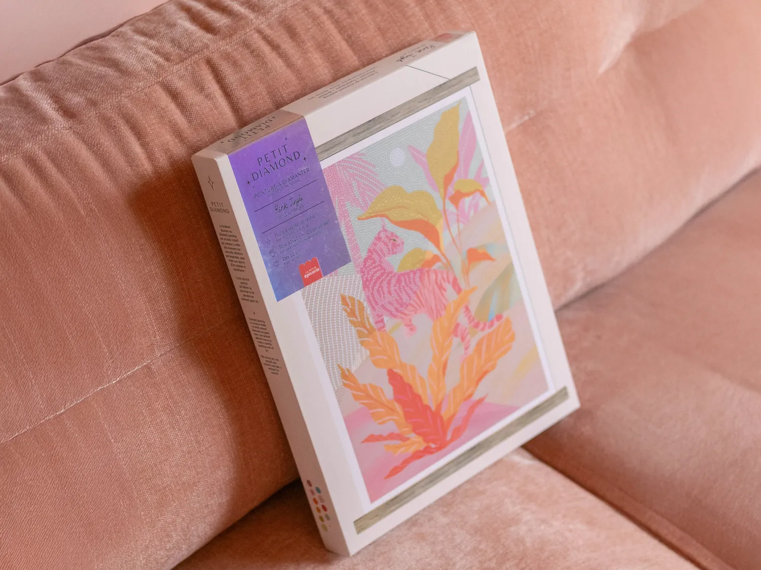 Petit Diamond Pink Jungle diamond painting tijger