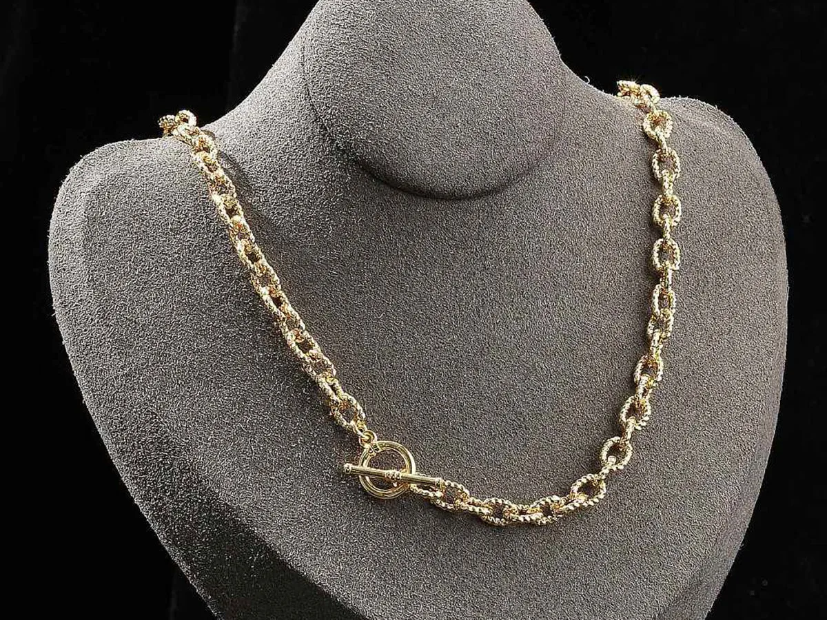 La Petite Epicerie kabelketting halsketting goud 50 cm