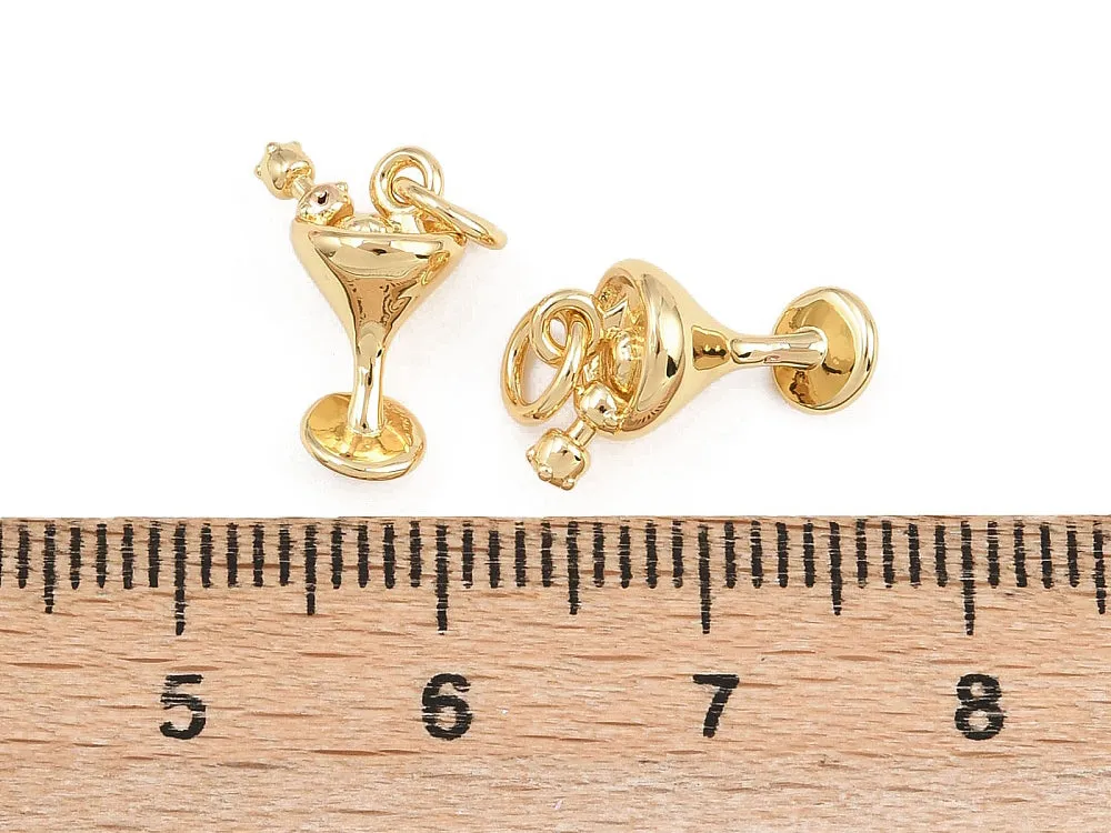 La Petite Epicerie bedel cocktail goud 13 mm per stuk