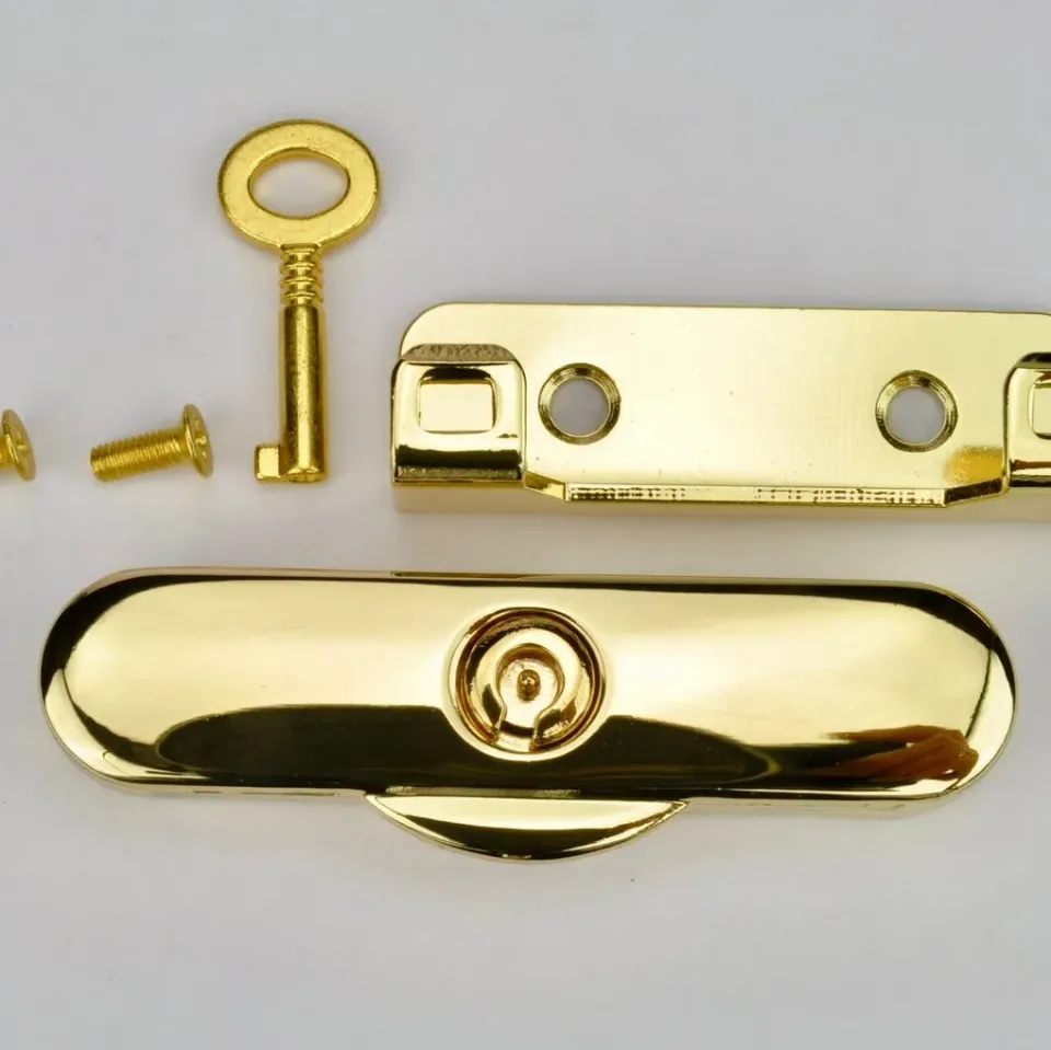 Leather House Beugelslot beugeltas goud