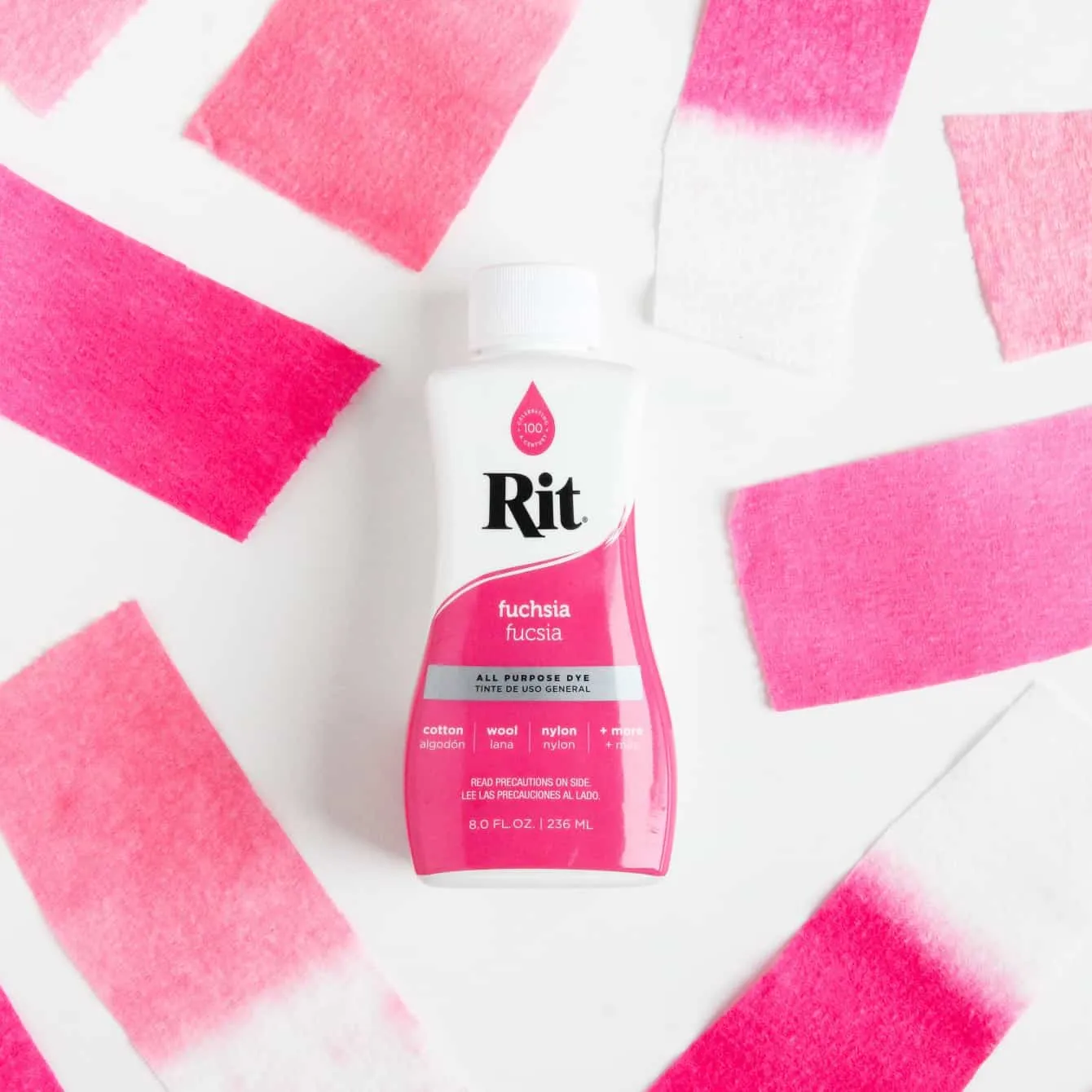 Rit All-Purpose Fuchsia textielverf vloeibaar fuchsiaroze