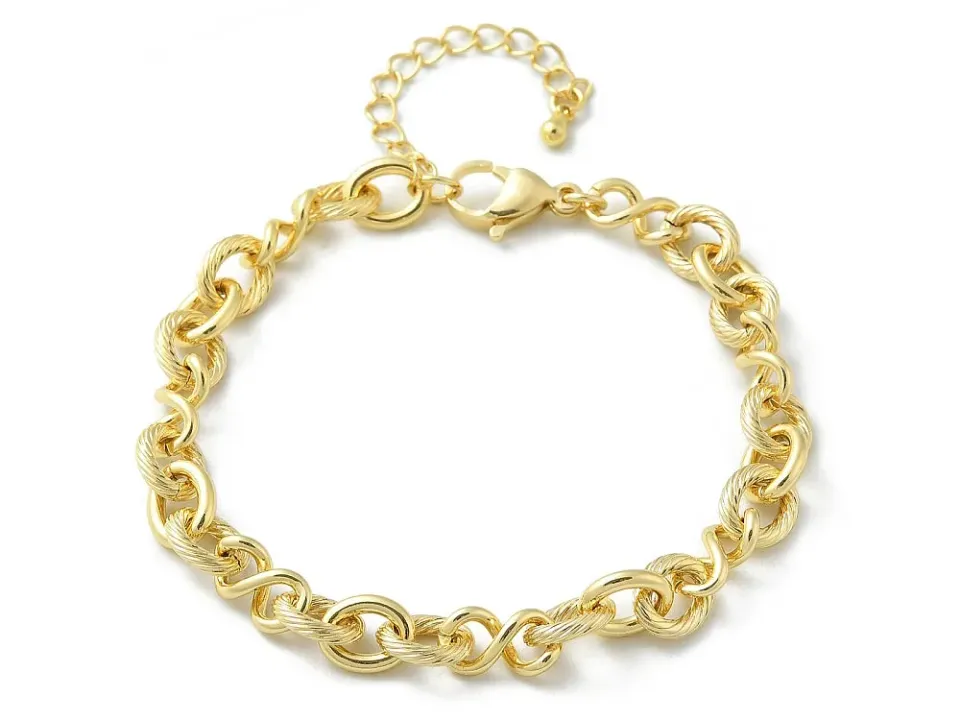 La Petite Epicerie Infini schakelarmband goud 20,6 cm