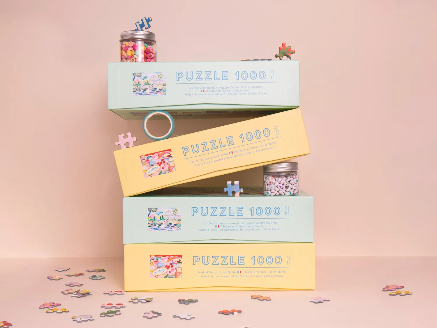 La Petite Epicerie Fleurs Voyage puzzel 1000 stukjes bloemen