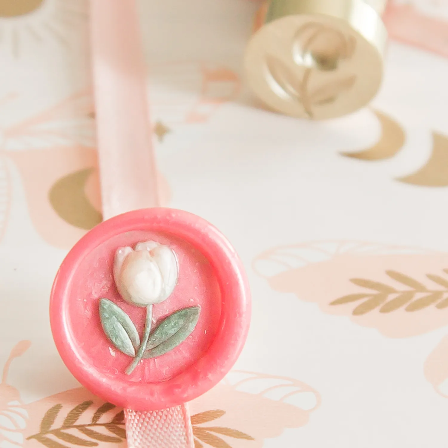 Jessy at Sea Mini Tulip wax stempel 15 mm tulp