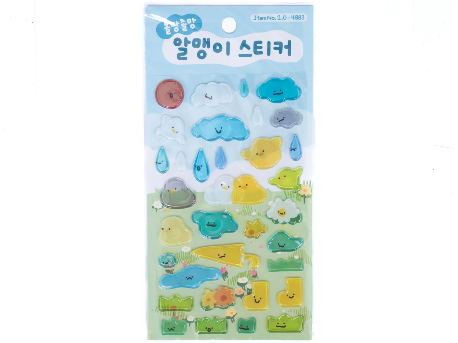 La Petite Epicerie Regen Vinyl Stickers Koreaans Dik