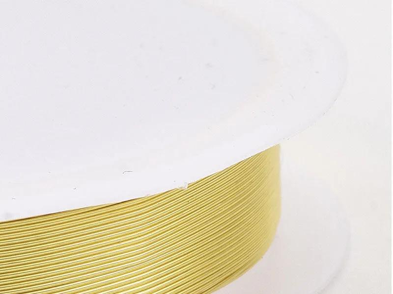 La Petite Epicerie koperdraad lichtgoud 0,2 mm 25 m