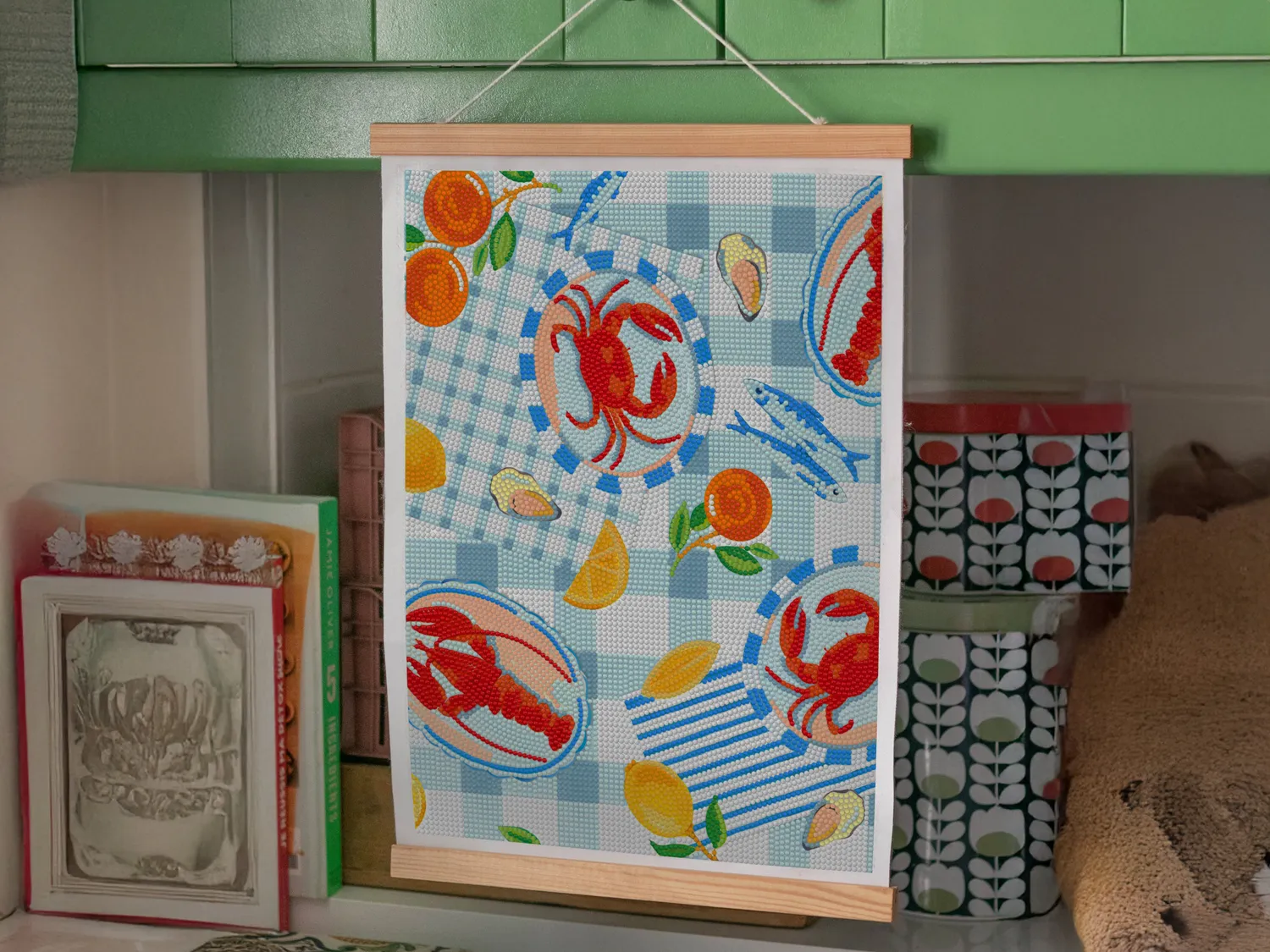 La Petite Epicerie Petit Diamond Citrus Lobster diamond painting