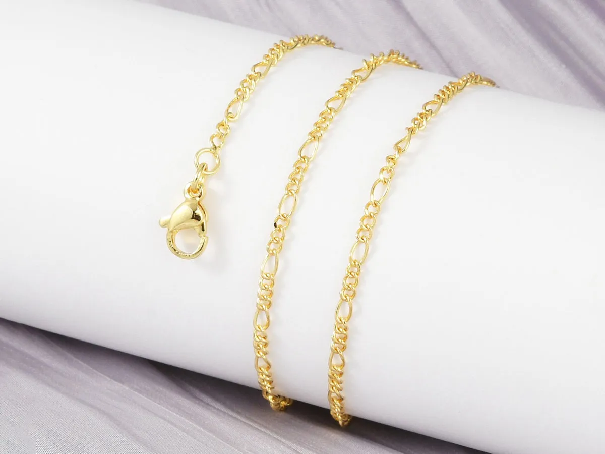 La Petite Epicerie figaro ketting goud 44,5 cm per stuk