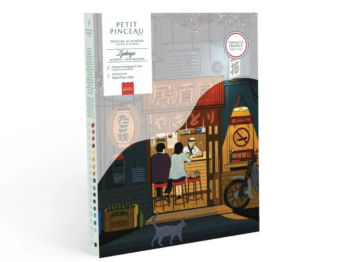 La Petite Epicerie Petit Pinceau Voyage en Asie schilderen op nummer 4 stuks